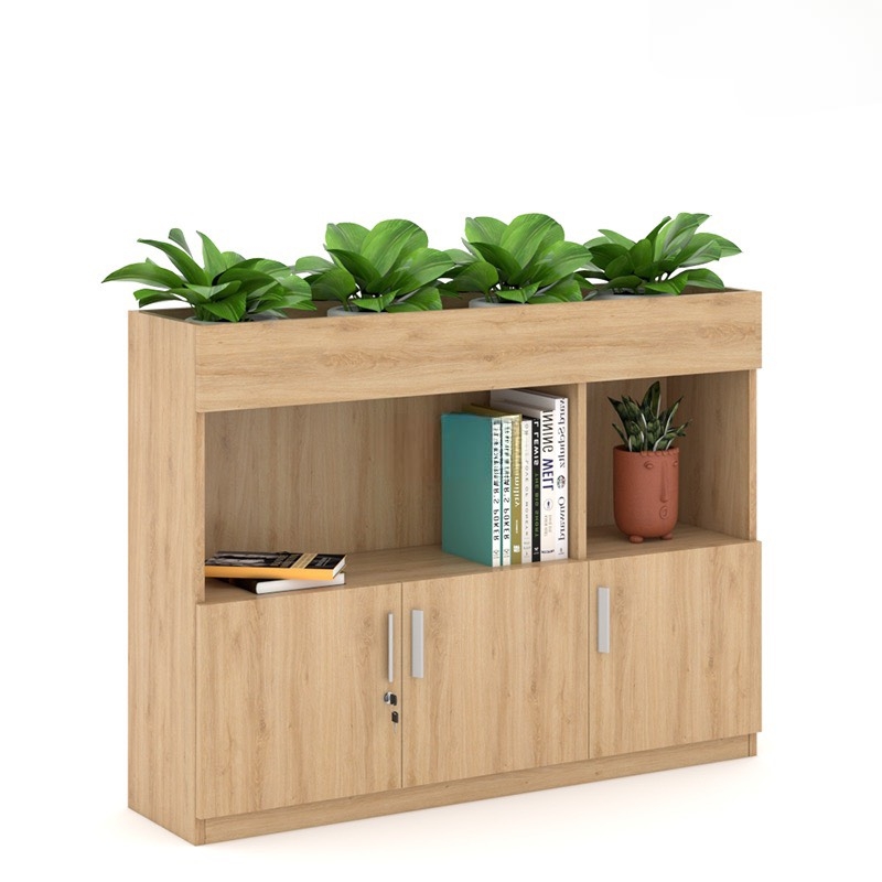Tủ Văn Phòng Để Cây Trang Trí Đẹp - THS48