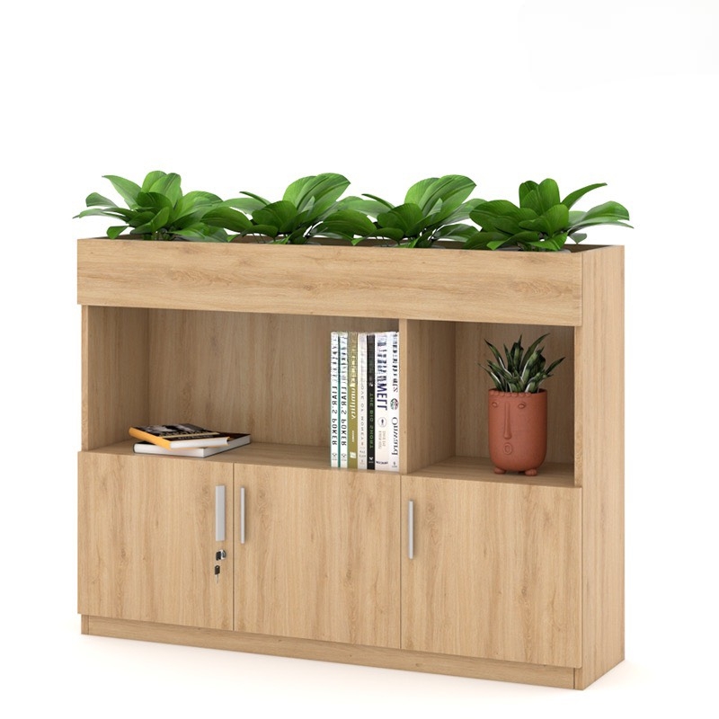 Tủ Văn Phòng Để Cây Trang Trí Đẹp - THS48