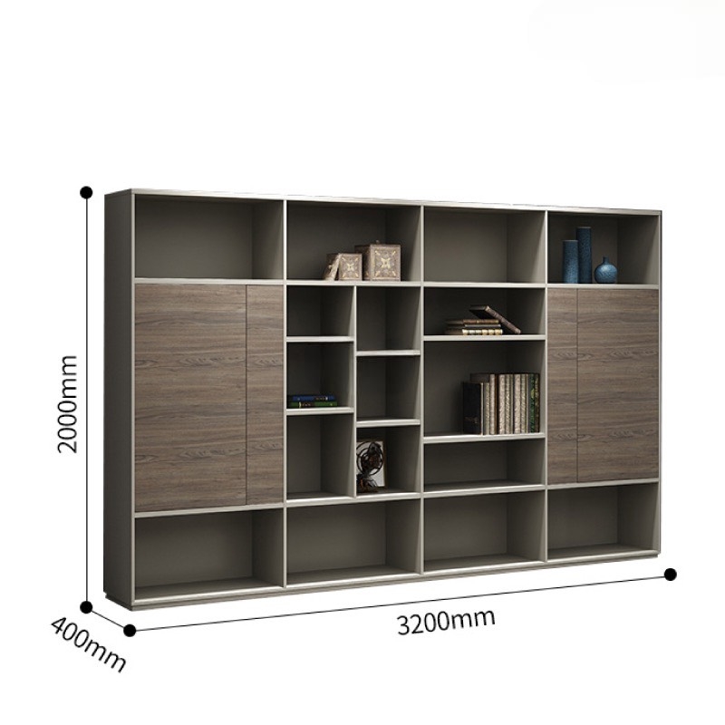Tủ Tài Liệu Gỗ Phòng Giám Đốc 3m2 - THS175