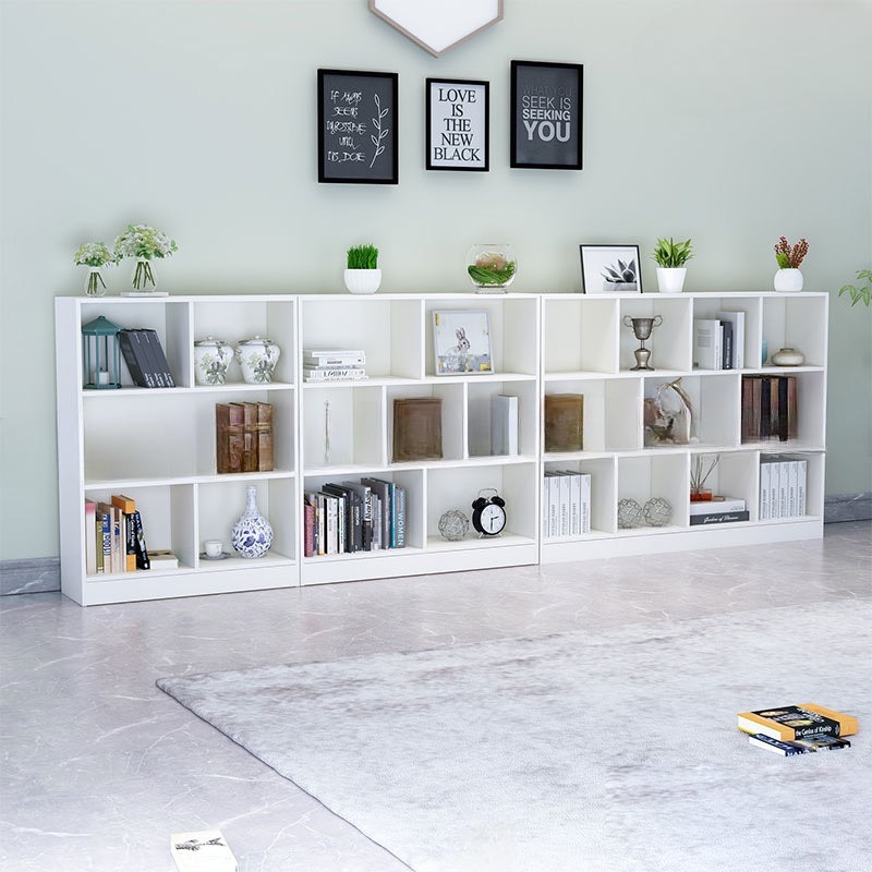 Tủ Tài Kệ Gỗ Dạng Thấp Liền Kệ Hiện Đại - THS202