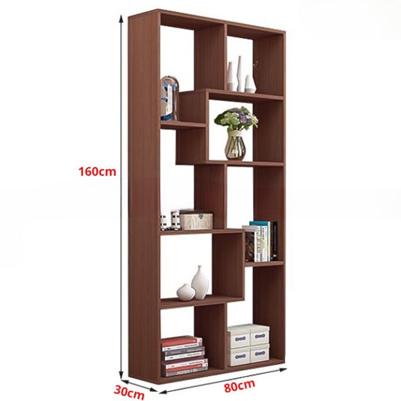Tủ Văn Phòng Có Kệ Gỗ Trang Trí - THS205