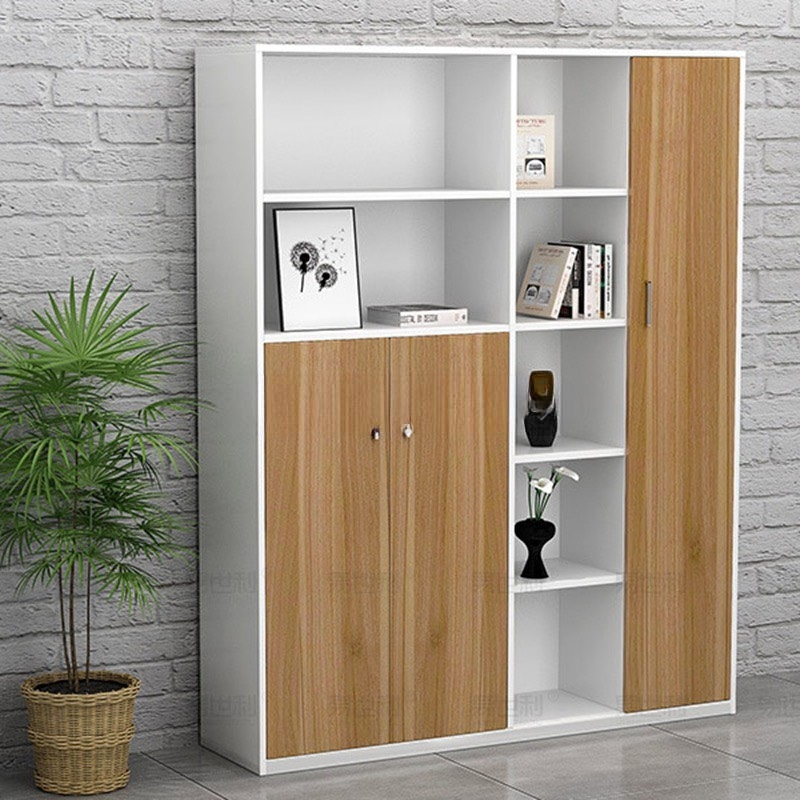Tủ Văn Phòng Nhiều Kệ Trưng Bày Đẹp - THS206