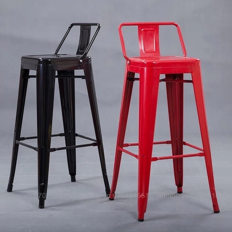 Ghế Bar ToLix Sắt Có Tựa Lưng - QB7