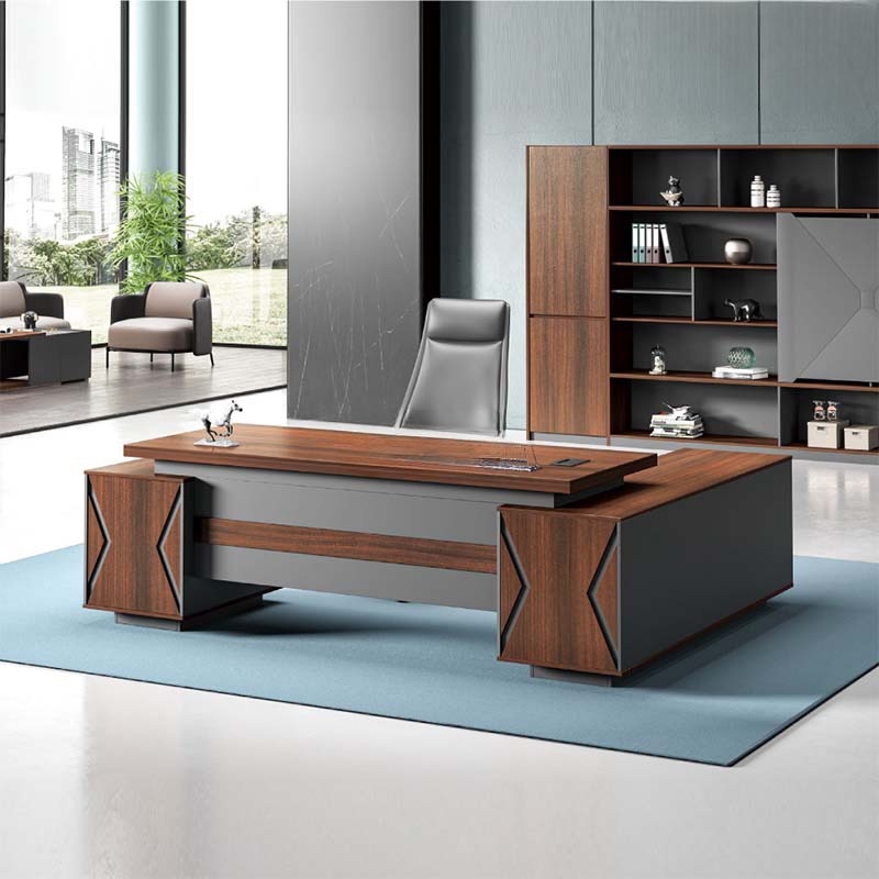 Bàn Giám Đốc Chữ L 2 Hộc Hiện Đại - BGĐ59