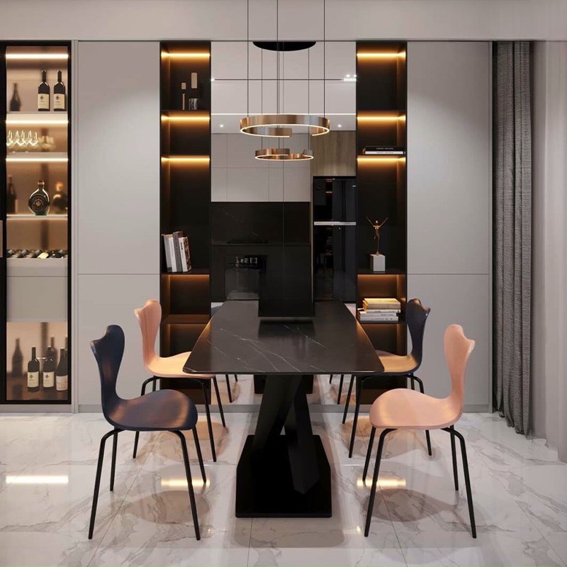 Ghế Cafe Tiếp Khách, Bằng Nhựa, Dáng Thiên Nga - CF9