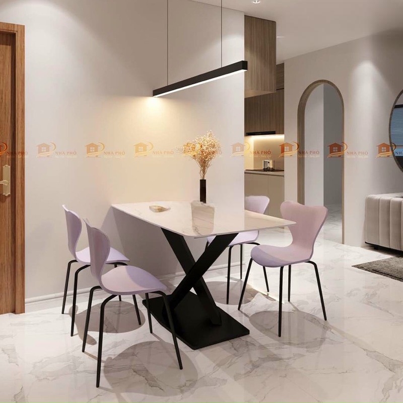 Ghế Cafe Tiếp Khách, Bằng Nhựa, Dáng Thiên Nga - CF9