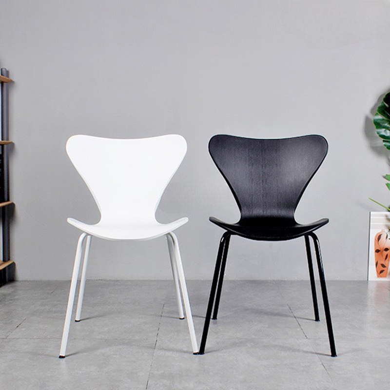 Ghế Cafe Tiếp Khách, Bằng Nhựa, Dáng Thiên Nga - CF9
