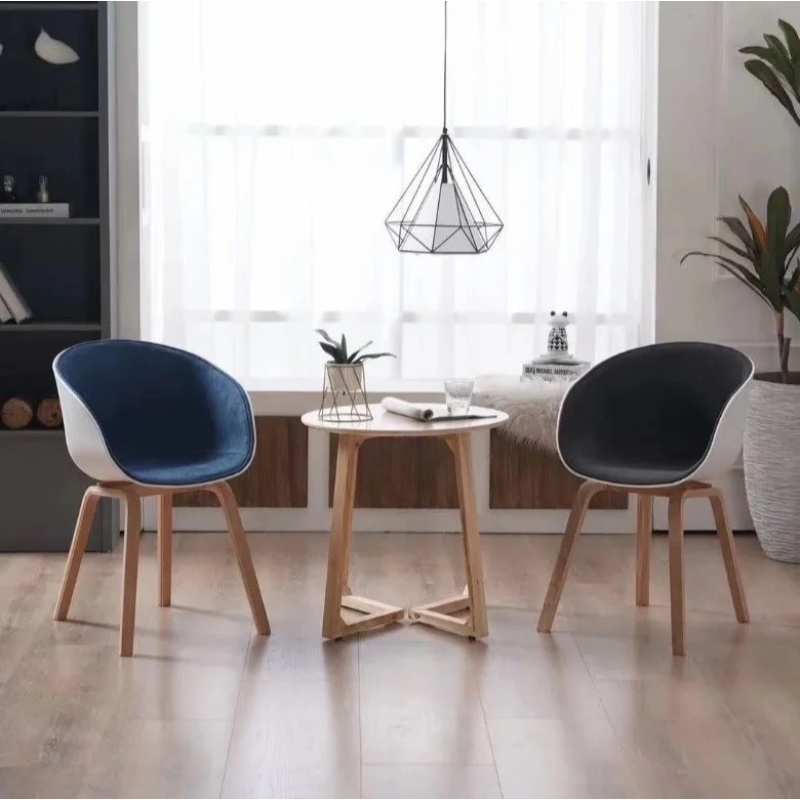 Ghế Cafe Tiếp Khách Tựa Lưng Bọc Đệm - CF14