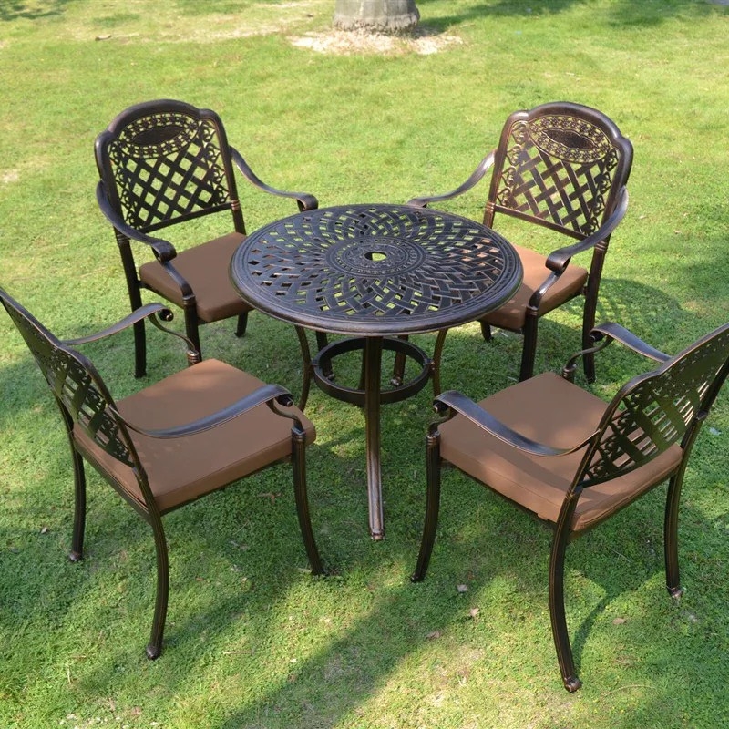Ghế Sân Vườn Nhôm Đúc Có Tay Vịn - SV8