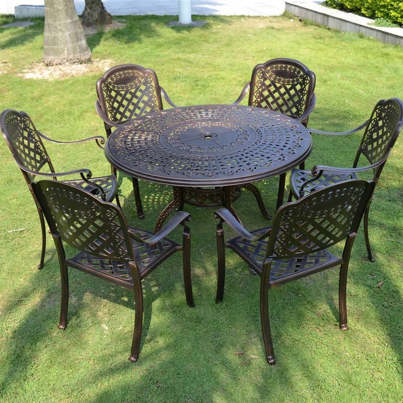 Ghế Sân Vườn Nhôm Đúc Có Tay Vịn - SV8