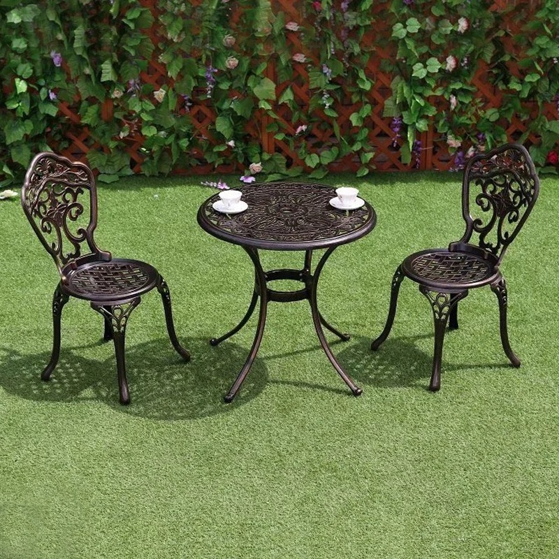 Bàn Cafe Nhôm Đúc Sân Vườn Ngoài Trời - SV29