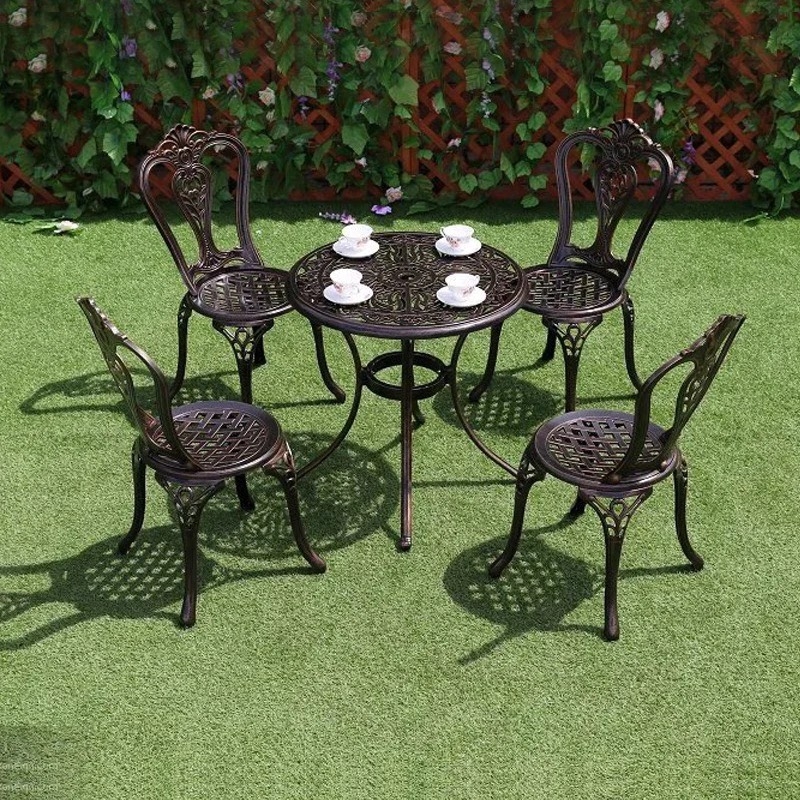 Bàn Cafe Nhôm Đúc Sân Vườn Ngoài Trời - SV29