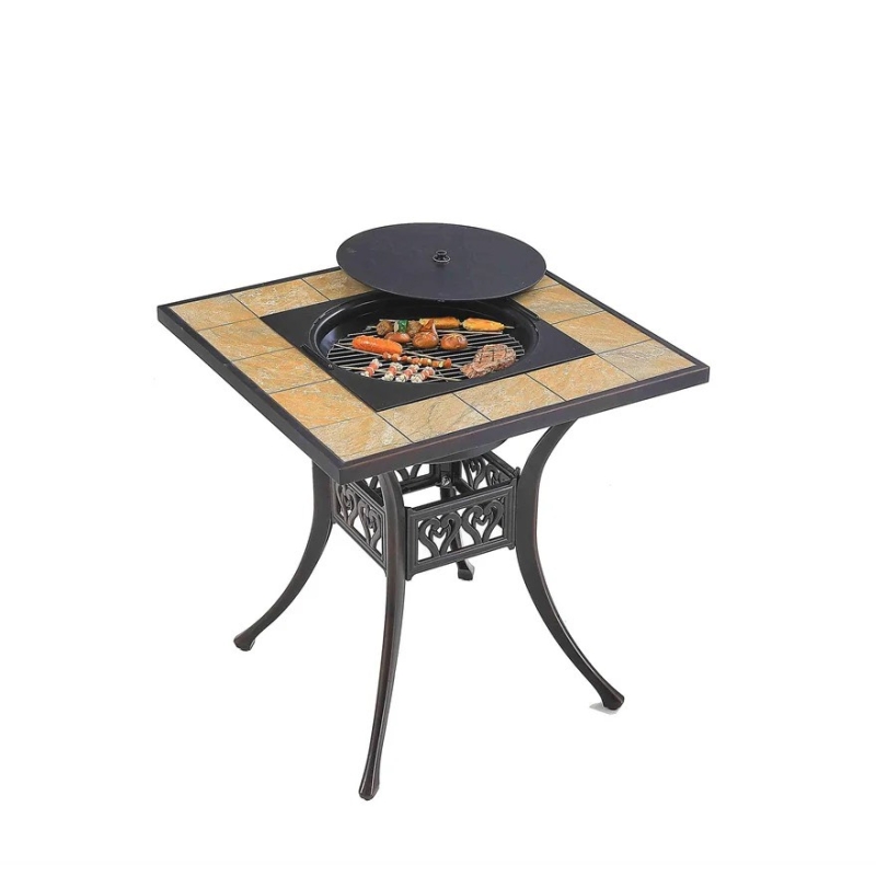 Bộ Bàn Ghế 4 Người Bếp Nướng Ngoài Trời - SV50