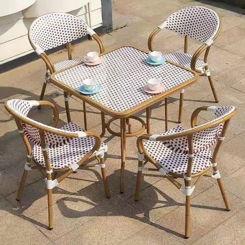 Bộ Bàn Ghế Sân Vườn Giả Mây 4 Người Giá Tốt - SV56