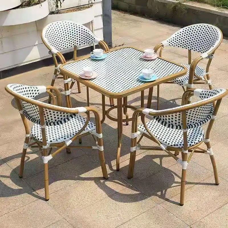 Bộ Bàn Ghế Sân Vườn Giả Mây 4 Người Giá Tốt - SV56