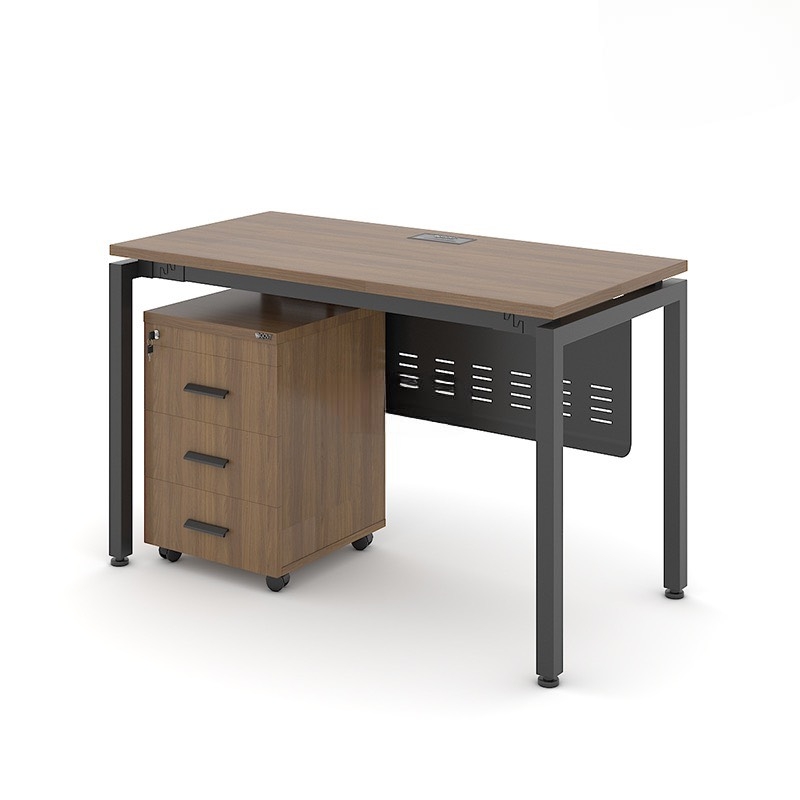 Bàn Làm Việc Yếm Sắt Chân Độc Lập - BLV69