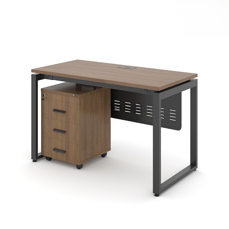 Bàn Làm Việc Nhân Viên Yếm Sắt Chân U - BLV68