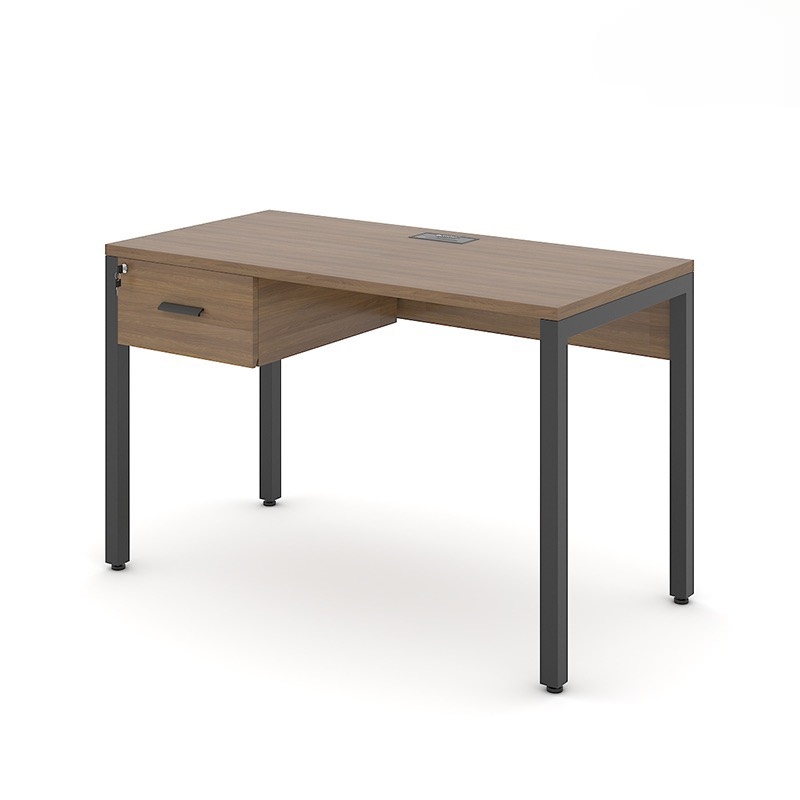 Bàn Làm Việc Chân Sắt Hộc Treo - BLV66