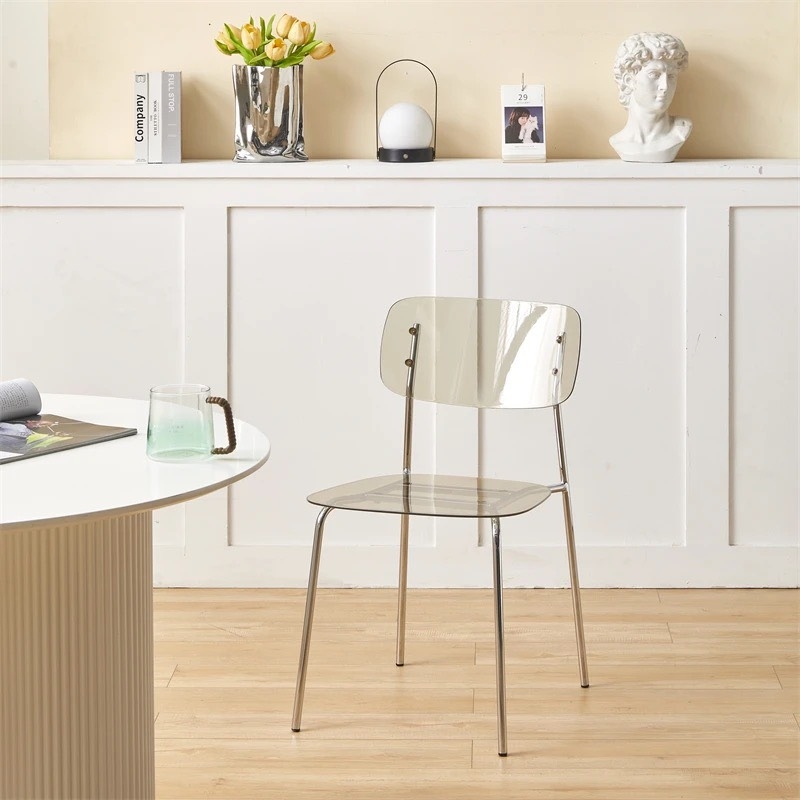Ghế Cafe Tiếp Khách Nhựa Mica Trong Suốt - CF23