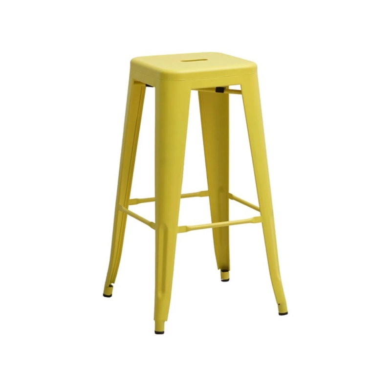 Ghế Cafe Tiếp Khách Tolix Sắt Sơn Tĩnh Điện Chân Cao - CF26