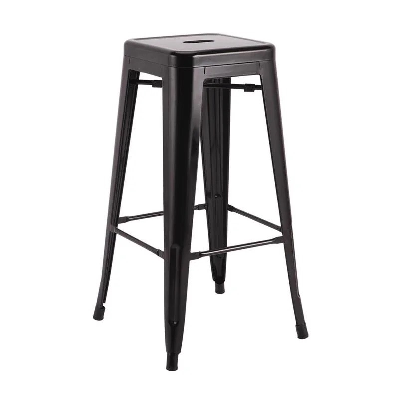 Ghế Cafe Tiếp Khách Tolix Sắt Sơn Tĩnh Điện Chân Cao - CF26