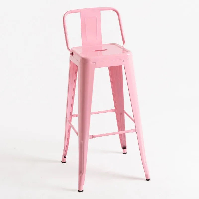 Ghế Bar ToLix Sắt Có Tựa Lưng - QB7