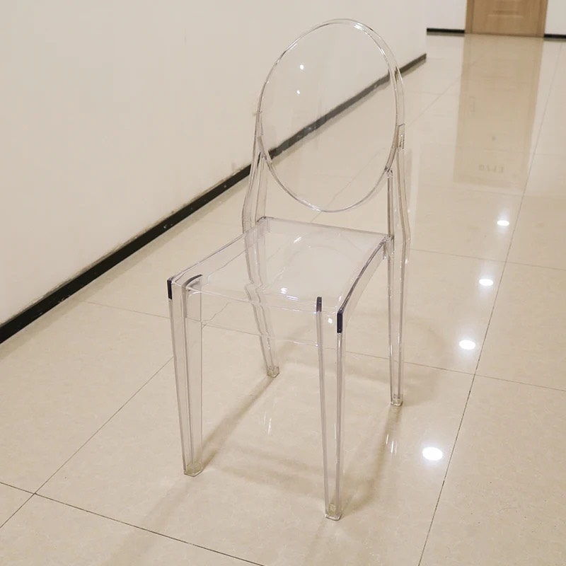 Ghế CaFe Tiếp Khách Nhựa Trong Suốt Không Tay - CF31
