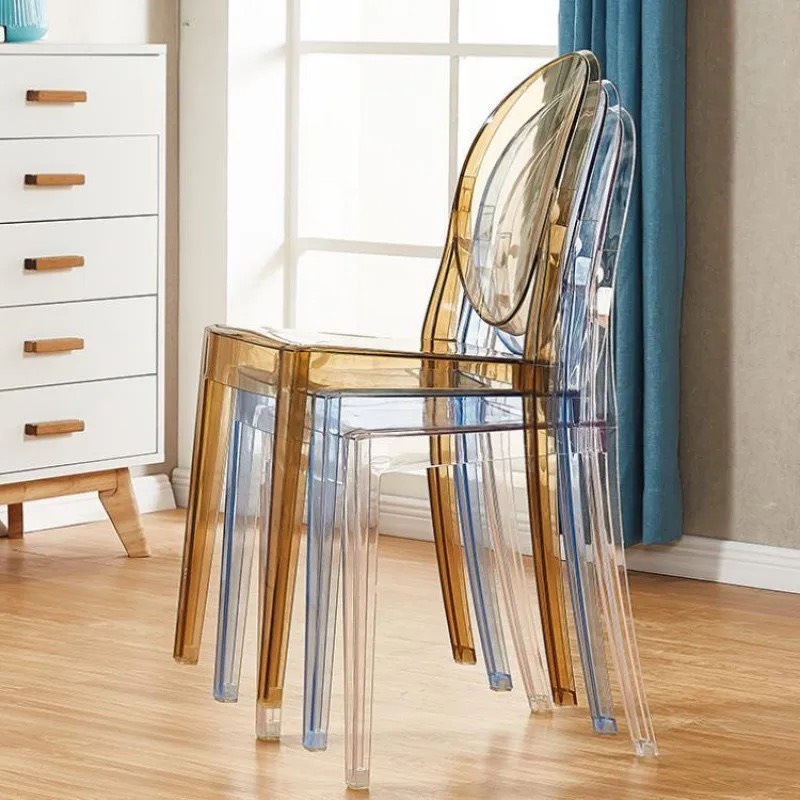 Ghế CaFe Tiếp Khách Nhựa Trong Suốt Không Tay - CF31