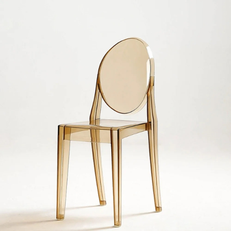 Ghế CaFe Tiếp Khách Nhựa Trong Suốt Không Tay - CF31