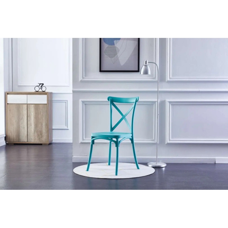 Ghế Cafe Tiếp Khách Tựa Lưng Chữ X Hiện Đại - CF33