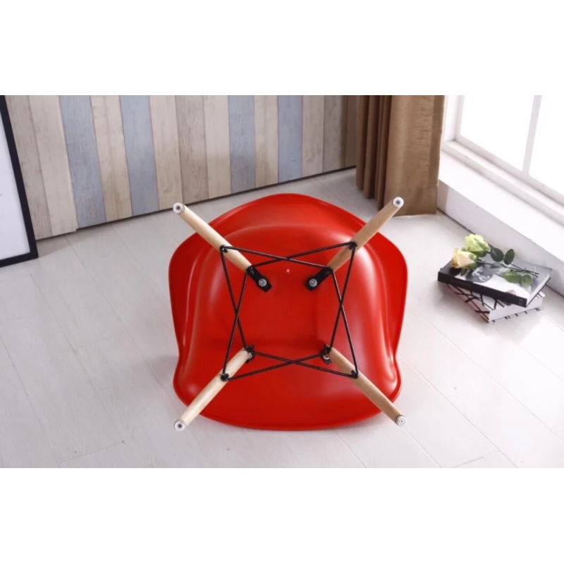 Ghế Cafe Tiếp Khách Eames Mặt Thuyền Chân Gỗ - CF39