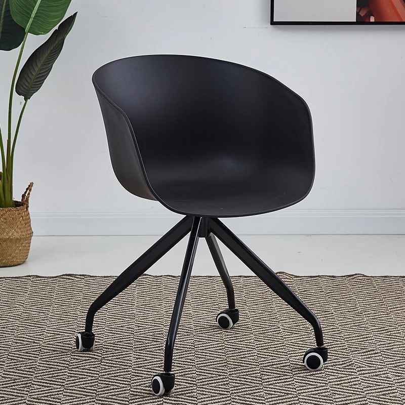 Ghế Cafe Tiếp Khách Eames Lưng Nhựa Chân Chụm - CF45