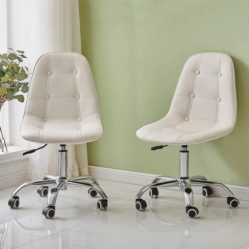 Ghế Cafe Tiếp Khách Eames Lưng Bọc Da Nút Thắt - CF49