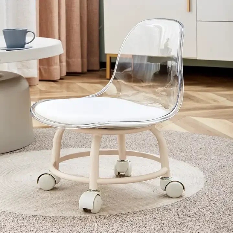 Ghế Cafe Đôn Ngồi Bệt Trong Suốt - CF55