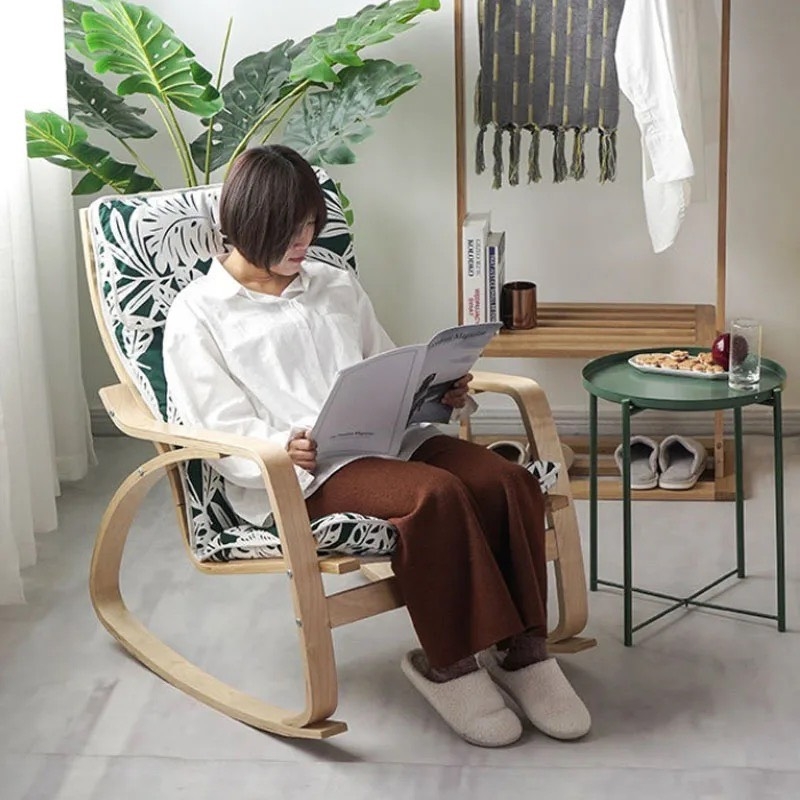 Ghế Thư Giản Đọc Sách Có Gác Chân Tiện Lợi  - GTG8