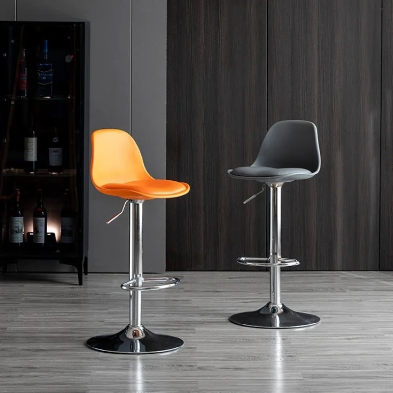 Ghế Bar Eames Có Nệm Chân Trụ Điều Chỉnh - QB11