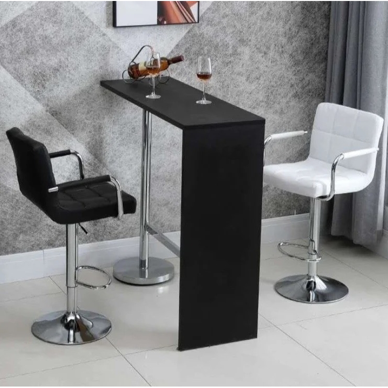 Ghế Bar Bọc Da Lưng Vuông Có Tay - QB19