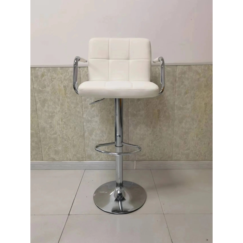 Ghế Bar Bọc Da Lưng Vuông Có Tay - QB19