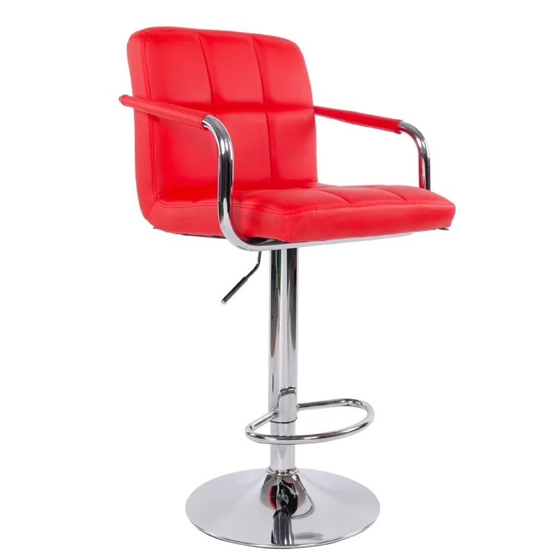 Ghế Bar Bọc Da Lưng Vuông Có Tay - QB19
