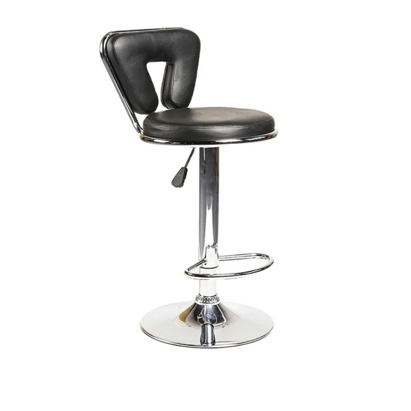 Ghế Bar Lưng Da Tam Giác Chân Trụ Xoay - QB24