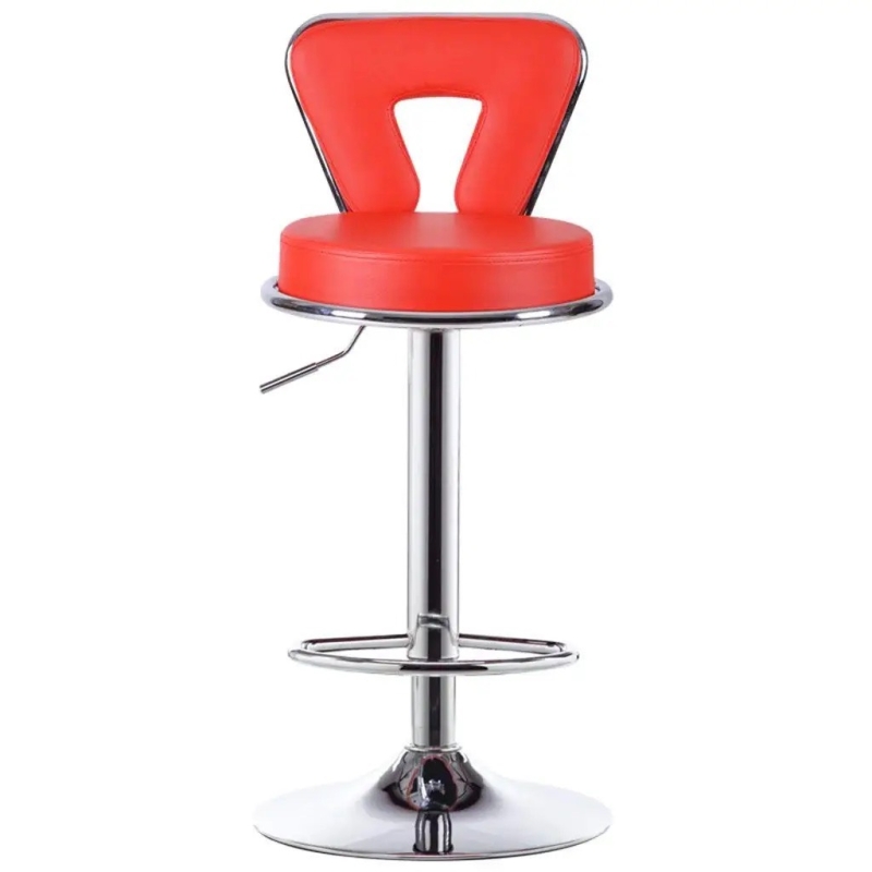 Ghế Bar Lưng Da Tam Giác Chân Trụ Xoay - QB24