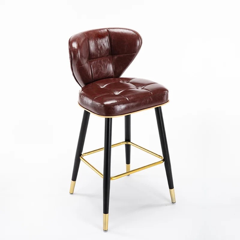 Ghế Bar Eo Thắt Chân Sắt Cố Định - QB28 
