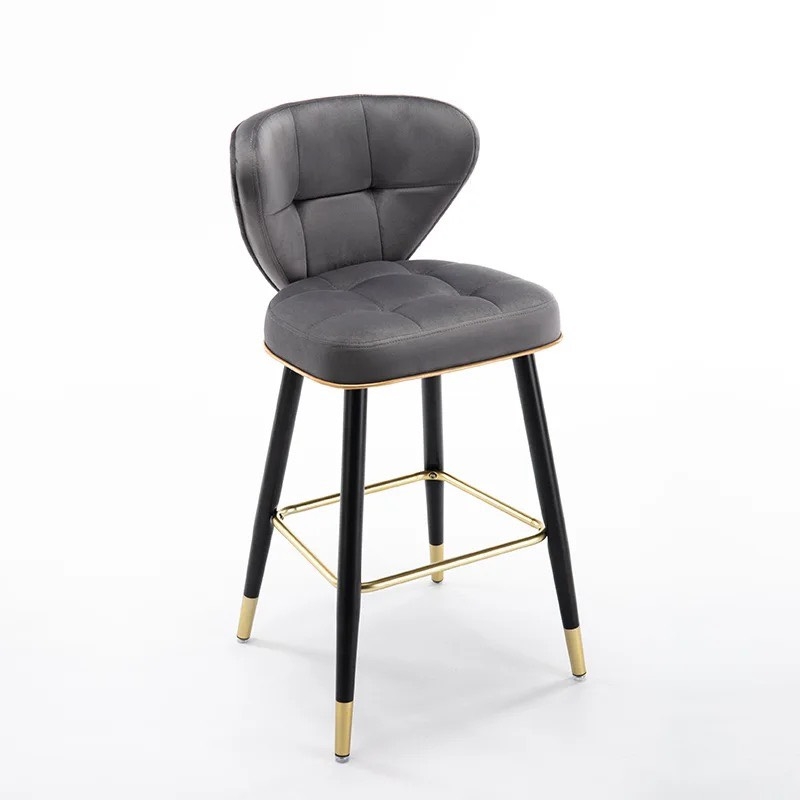 Ghế Bar Eo Thắt Chân Sắt Cố Định - QB28 