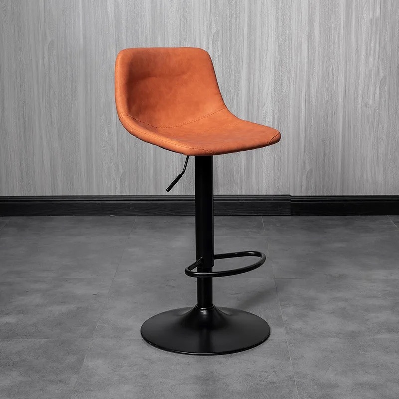 Ghế Bar Lưng Da Chân Sắt Tăng Giảm - QB30