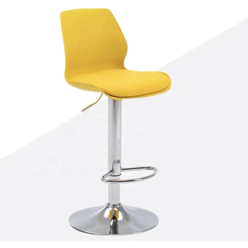 Ghế Bar Lưng Nhựa Mặt Nệm Xoay 360 Độ - QB31