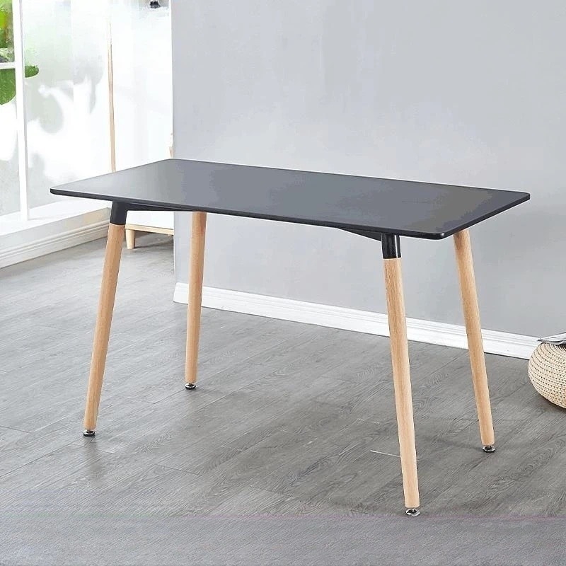 Bàn Cafe Tiếp Khách Chữ Nhật 4 Chân Gỗ - BCF9