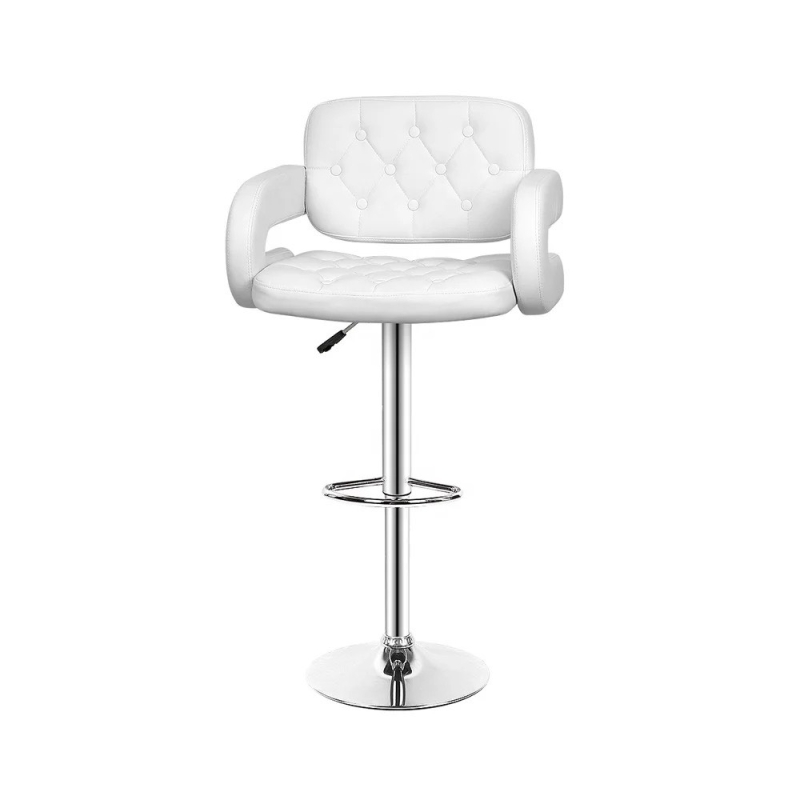 Ghế Bar Bọc Da Lưng Nút Thắt Có Tay - QB33
