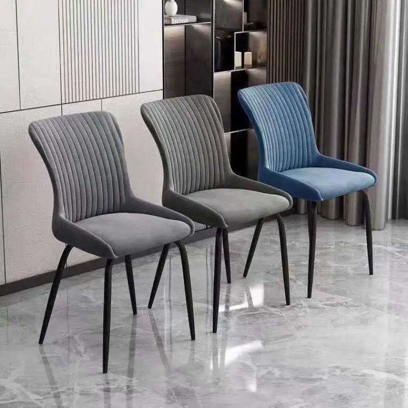 Ghế Ăn SHERATON Lưng Sọc Dọc Chân Đen - GA33