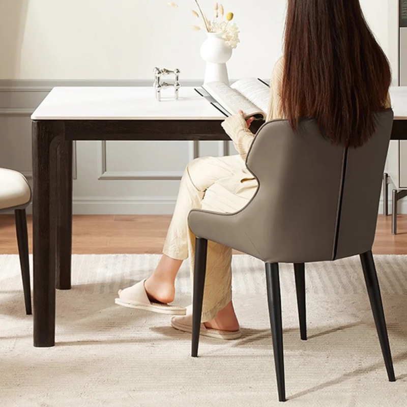 Ghế Ăn Bọc Da VAZ Tựa Lưng Cánh Bướm - GA36
