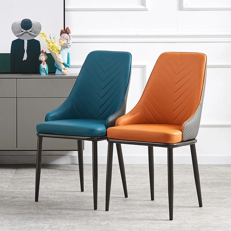Ghế Ăn SUNNY Lưng Xương Cá Chân Sắt - GA39